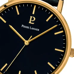 Pierre Lannier Montre Cuir<Montre Homme Essential - 218F033 Bracelet Cuir Noir