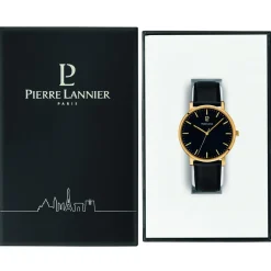 Pierre Lannier Montre Cuir<Montre Homme Essential - 218F033 Bracelet Cuir Noir