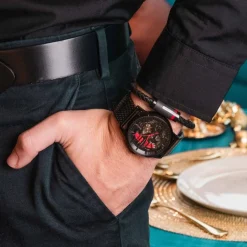 Pierre Lannier Montre Automatique|Montre Automatique<Montre Homme - 384B439 Paddock Bracelet Acier Noir