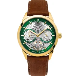 Pierre Lannier Montre Automatique|Montre Cuir<Montre Homme - 347A074 Monarck Bracelet Cuir Brun