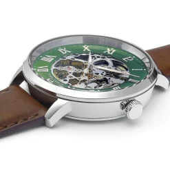 Pierre Lannier Montre Automatique|Montre Cuir<Montre Homme - 323D174 Automatic Bracelet Cuir Brun