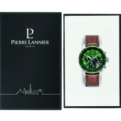 Pierre Lannier Montre Cuir<Montre Homme - 227G164 Bracelet Cuir Marron