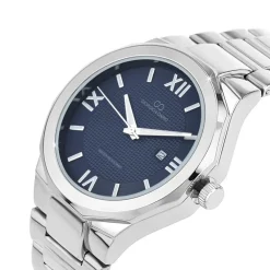 So Charm Montres Montre Acier<Montre homme quartz acier fond rond noir