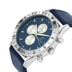 So Charm Montres Montre Cuir<Montre homme quartz bleu MH265 par Pascal Szerman