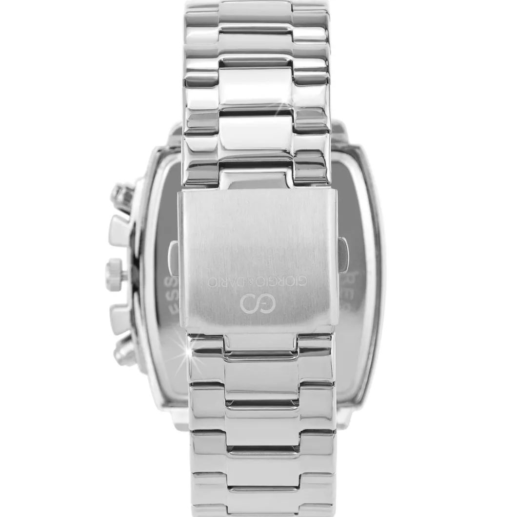 So Charm Montres Montre Acier<Montre homme quartz carrée acier et fond blanc