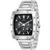 So Charm Montres Montre Acier<Montre homme quartz carrée acier et fond noir