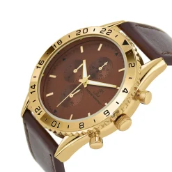 So Charm Montres Montre Cuir<Montre homme quartz marron MH265 par Pascal Szerman