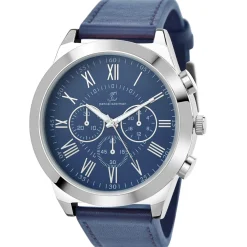 So Charm Montres Montre Cuir<Montre homme quartz MH306 bleu par Pascal Szerman