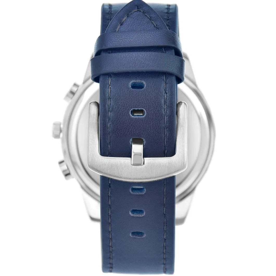So Charm Montres Montre Cuir<Montre homme quartz MH306 bleu par Pascal Szerman