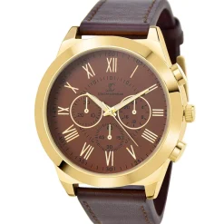 So Charm Montres Montre Cuir<Montre homme quartz MH306 marron par Pascal Szerman