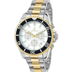 So Charm Montres Montre Acier<Montre homme quartz par Pascal Szerman bicolore fond blanc