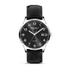 Rodania Montres Montre Cuir<Montre Homme Nyon Sport - R22067 Bracelet Cuir Noir