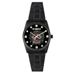 The Kooples Montres Montre Acier<Montre Homme Sacred Heart - TKW827 Bracelet Acier noir
