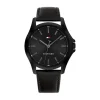 Tommy Hilfiger Montres Montre Cuir<Montre Homme Tommy Hilfiger Bruce - 1792190 Bracelet Cuir Noir