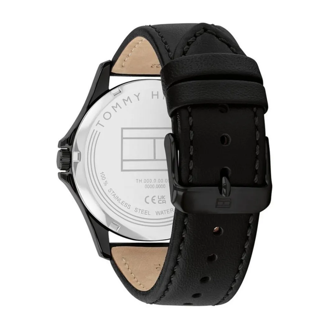 Tommy Hilfiger Montres Montre Cuir<Montre Homme Tommy Hilfiger Bruce - 1792190 Bracelet Cuir Noir