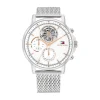 Tommy Hilfiger Montres Montre Acier<Montre Homme Tommy Hilfiger Stewart - 1710682 Bracelet Acier Argent