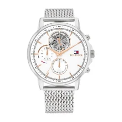 Tommy Hilfiger Montres Montre Acier<Montre Homme Tommy Hilfiger Stewart - 1710682 Bracelet Acier Argent