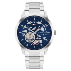 Tommy Hilfiger Montres Montre Acier|Montre Automatique<Montre Homme Tommy Hilfiger Henry Auto - 1710661 Bracelet Acier Argent
