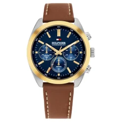 Tommy Hilfiger Montres Montre Cuir<Montre Homme Tommy Hilfiger Hudson - 1710720 Bracelet Cuir Marron