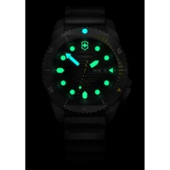 Victorinox Montre Automatique<Montre Homme Dive Pro Automatic - 241997 Bracelet Caoutchouc Noir