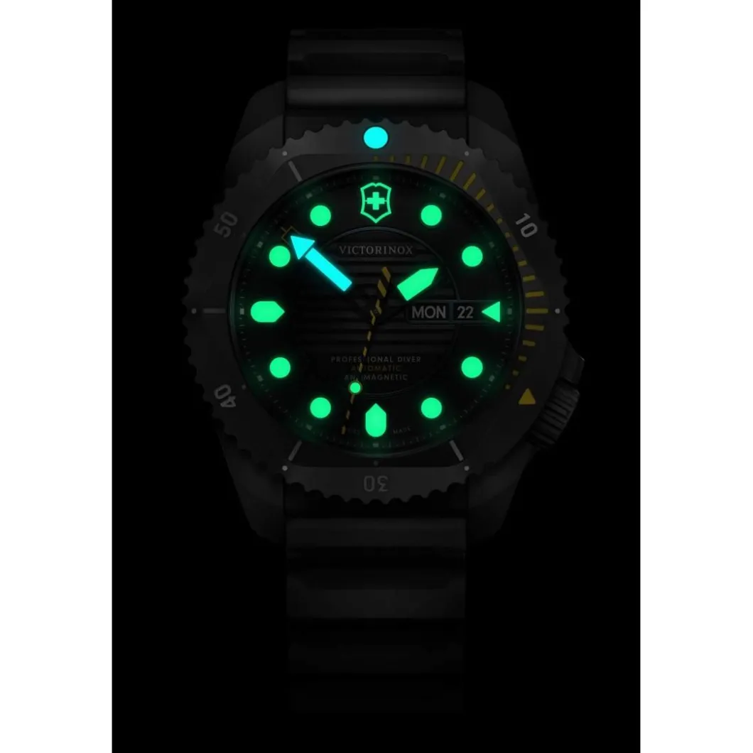 Victorinox Montre Automatique<Montre Homme Dive Pro Automatic - 241997 Bracelet Caoutchouc Noir