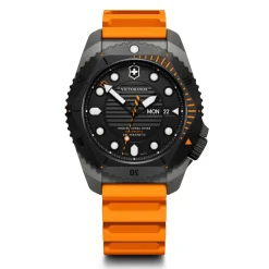 Victorinox Montre Automatique<Montre Homme Dive Pro Automatic - 241996 Bracelet Caoutchouc Orange