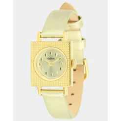 Kelton Montre Cuir|Montre Cuir<Montre Lady 50's Total Or