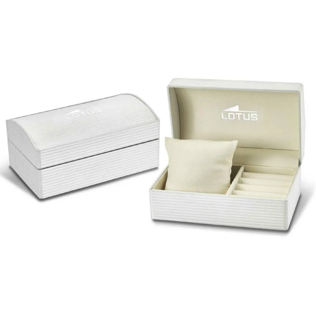 Lotus Montre Acier<Montre L18708-1 - Bliss arbre de vie acier cadran argent motif arbre index sertis Cristaux Swarovski et bracelet acier milanais Femme