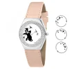 So Charm Montres Montre Cuir<Montre MF316-OISEAU-CHAT-BEIGE - So Charm