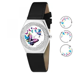 So Charm Montres Montre Cuir<Montre MF316-PAPILLON-PAPILLON-NOIR - So Charm