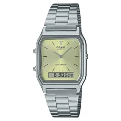 Casio Montre Acier|Montre Acier<Montre Mixte - AQ-230A-9AMQYES Bracelet Acier