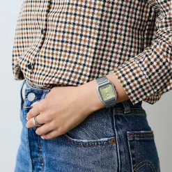 Casio Montre Acier|Montre Acier<Montre Mixte - AQ-230A-9AMQYES Bracelet Acier