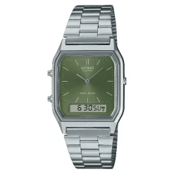 Casio Montre Acier|Montre Acier<Montre Mixte - AQ-230A-3AMQYES Bracelet Acier
