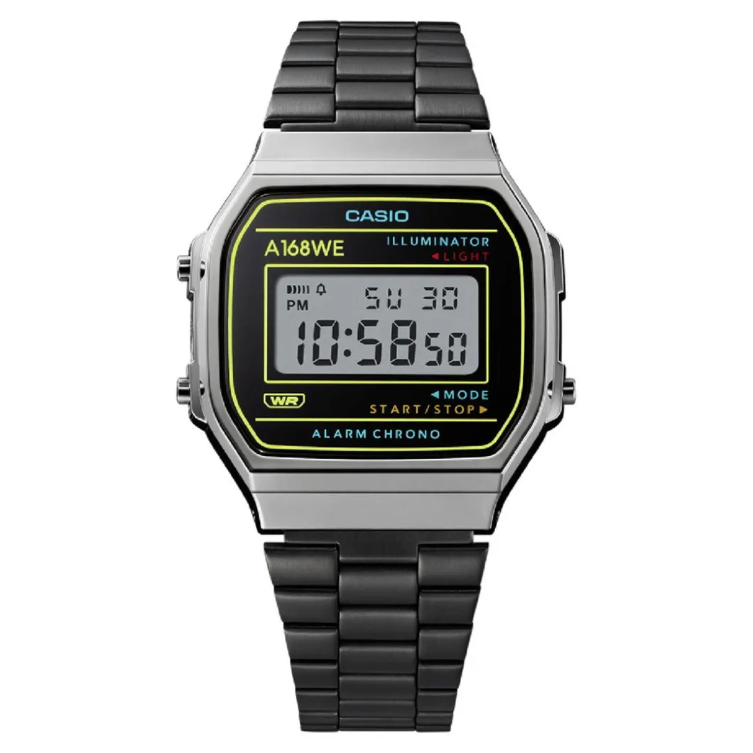Casio Montre Acier|Montre Acier<Montre Mixte Vintage Iconic - A168WEHB-1AEF Bracelet Acier