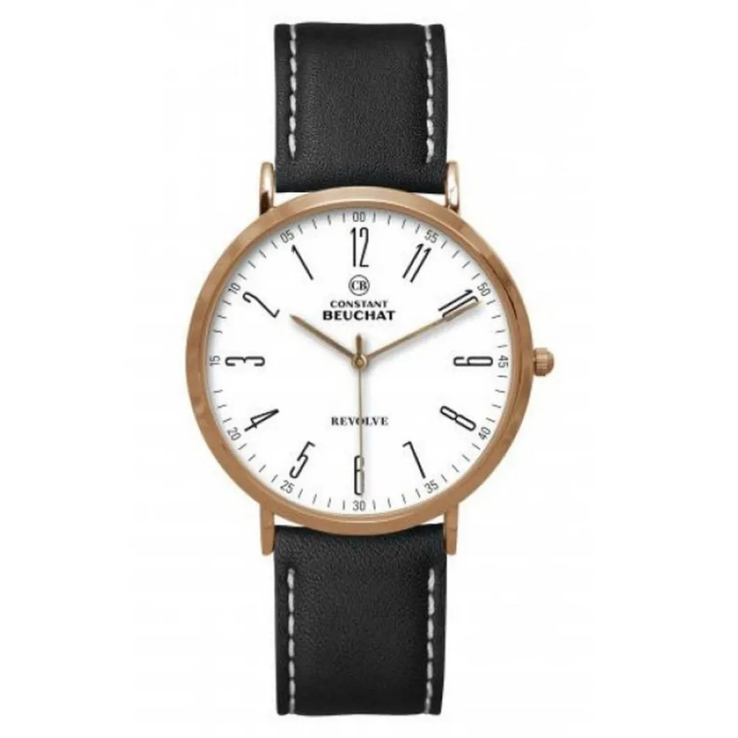 Beuchat Montre Cuir|Montre Cuir<Montre Mixte CBR100-3 - Revolve By Constant