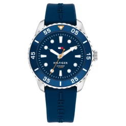Tommy Hilfiger Montres Montre Garçon|Montre Fille<Montre mixte enfant Tommy Hilfiger Opportunity - 1720047 Bracelet Silicone Bleu