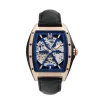 Montignac Montre Automatique|Montre Fabriquée En France<Montre MOW412 Homme - Bracelet Cuir Bleu