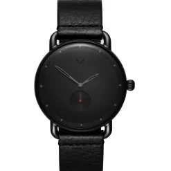 MVMT Montre Cuir<Montre D-MR01-BBL - Montre Cuir Gris Homme