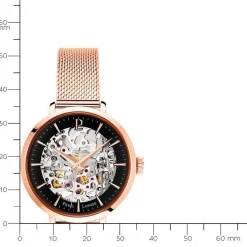Pierre Lannier Montre Automatique|Montre Fabriquée En France<Montre 313B938 - Montre Automatique Acier Or Rose Montres