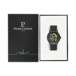 Pierre Lannier Montre Automatique|Montre Acier<Montre Paddock Noir et Jaune Homme