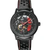 Pierre Lannier Montre Automatique|Montre Cuir<Montre Paddock Noir et Rouge Homme