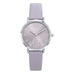 Go Mademoiselle Montre Cuir<Montre pour femme 699456 avec bracelet en cuir violet