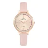 Go Mademoiselle Montre Cuir<Montre pour femme 699496 avec bracelet en cuir rose