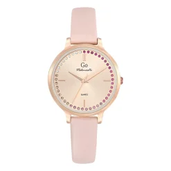 Go Mademoiselle Montre Cuir<Montre pour femme 699496 avec bracelet en cuir rose
