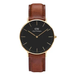 Daniel Wellington Montres Montre Cuir<Montre pour femme Classic DW00100545 avec bracelet en cuir marron