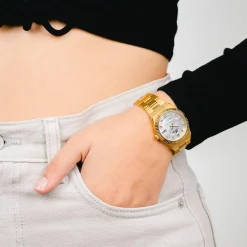 Lotus Montre Acier<Montre pour femme FREEDOM COLLECTION L18840-1 avec bracelet en acier doré