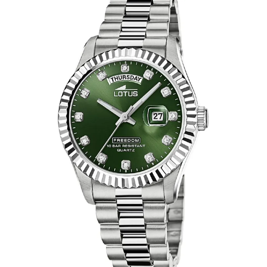 Lotus Montre Acier<Montre pour Homme FREEDOM COLLECTION L18854-6 avec bracelet en acier