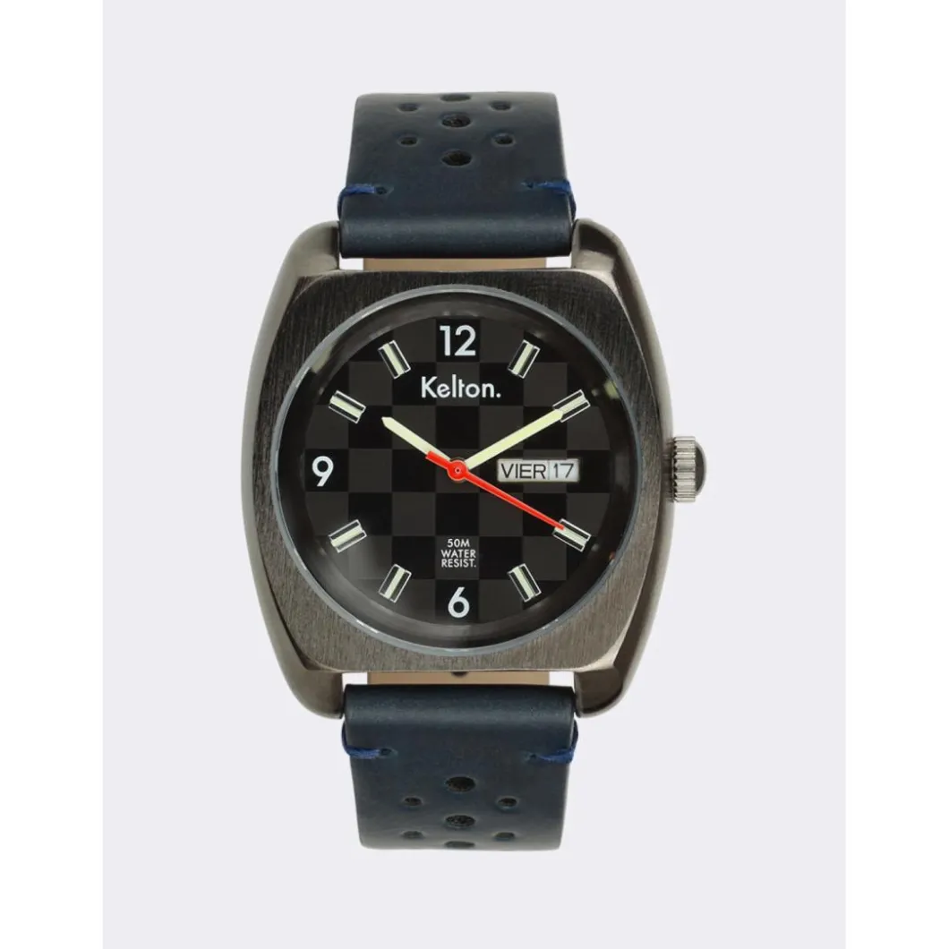 Kelton Montre Cuir|Montre Cuir<Montre RC 22 Damier