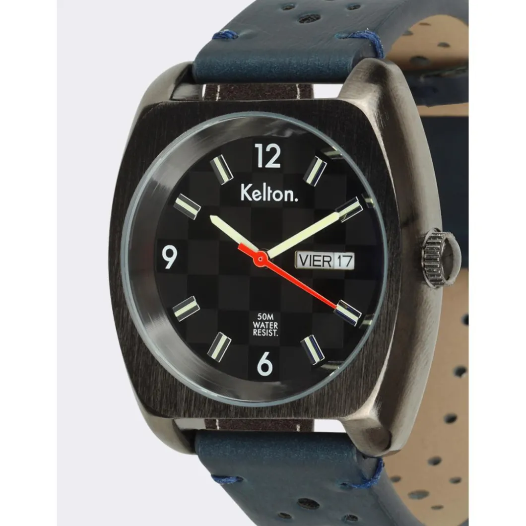 Kelton Montre Cuir|Montre Cuir<Montre RC 22 Damier