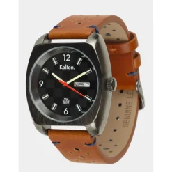 Kelton Montre Cuir|Montre Cuir<Montre RC 22 Damier - Brown